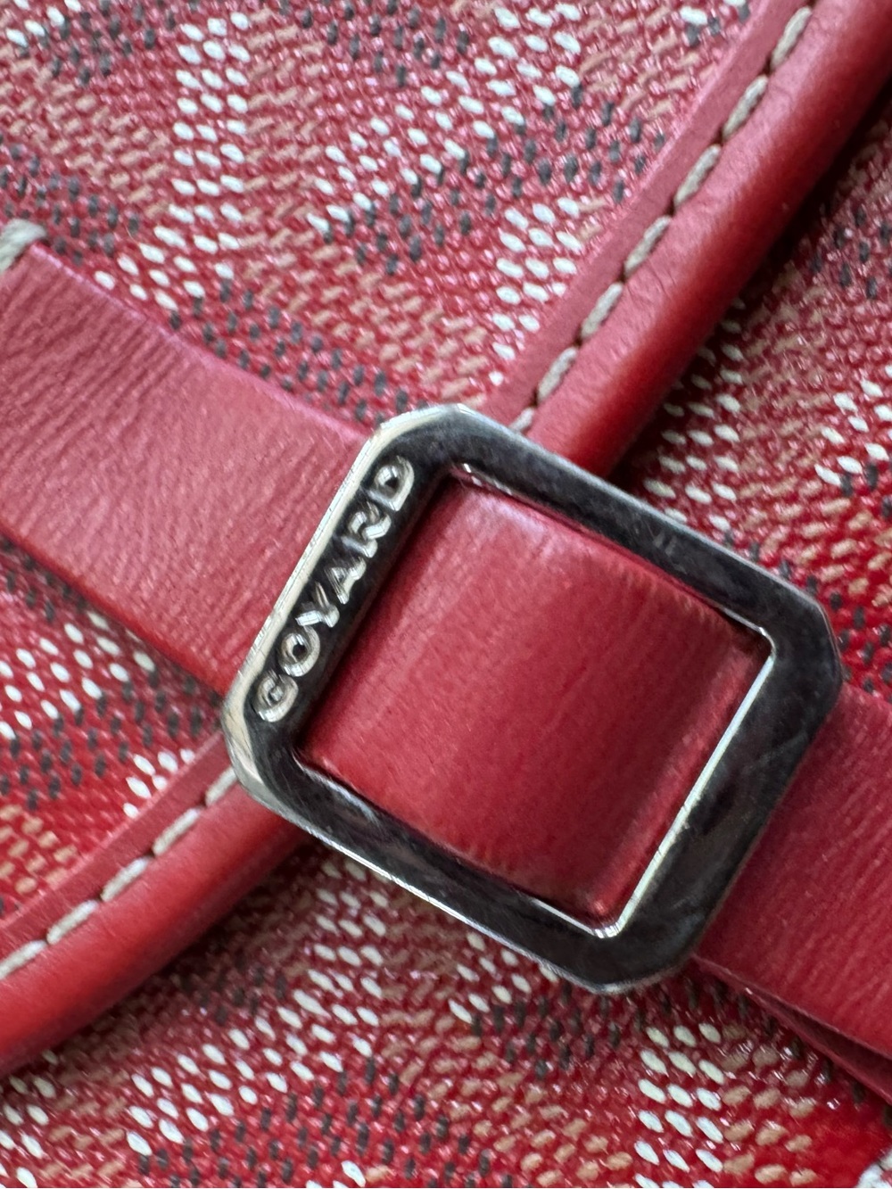 Goyard Red Belvedere PM Messenger Bag - Picture 12 of 13